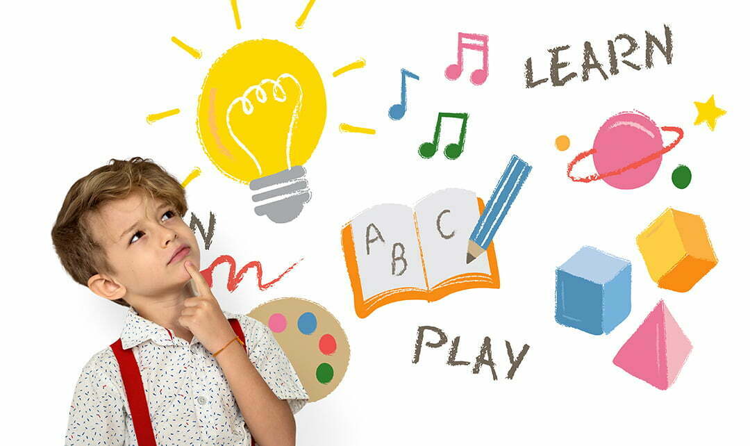 Online English learning activity for kids